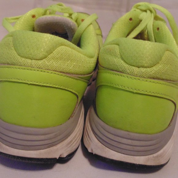 Women’s Nike Dual Fusion Run 3 Bright Yellow Running Walking 525752-700  size 9 - Picture 5 of 11